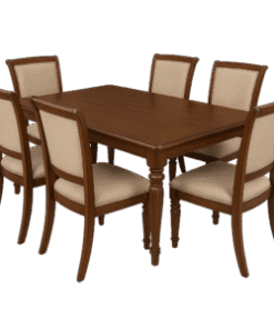 Regal Walnut 6-Seater Dining Set