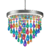 Rainbow Crystal LED Chandelier