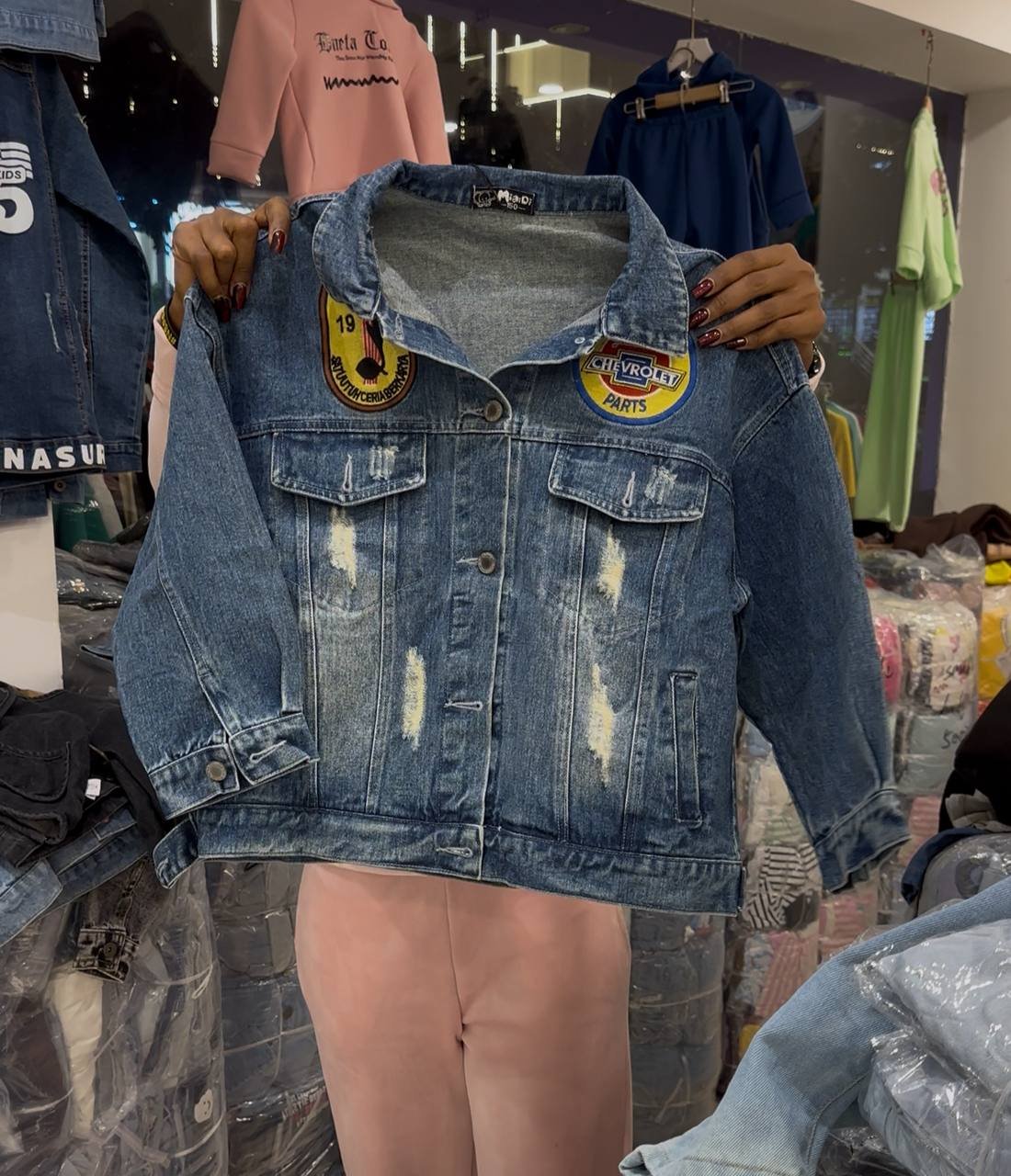 KIDS JEAN JACKET BALE - Image 4