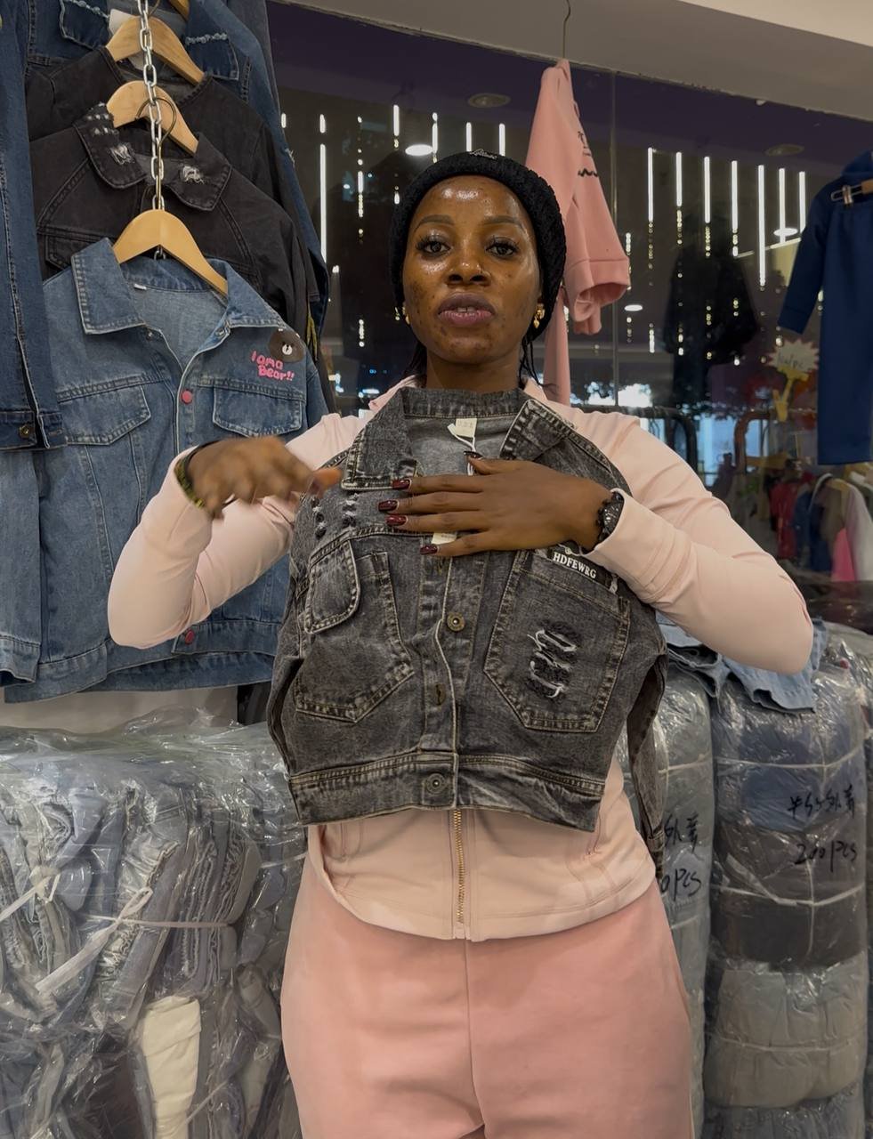 KIDS JEAN JACKET BALE - Image 3